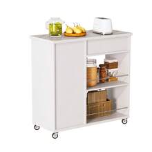 Storage Islands & Carts - White - View 4
