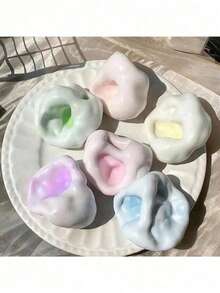 1pc Light Luxury Light Retro Super Fun Stress Relief Soft Squishy Mochi Squeeze Toy Elastic Mochi Ball That Slowly Rebounds And Changes Color Handmade Mochi Ball Novel Toy For Classroom Rewards Office Entertainment Birthday Parties Holidays Perfect Gift F NBMC - 多色的 - 查看 7
