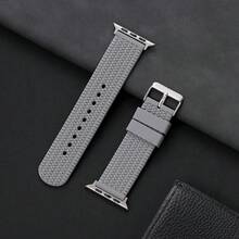 Pulseira de silicone com textura de pneu, unissex, compatível com Apple Watch Series 1-11 Ultra SE e de 38, 40, 41, 42, 44, 45, 46 e 49 mm. Estilo esportivo. - Sem molde - Ver 23