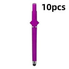 [Customized] 1/10pcs Multi Functional Touch Gel Pen Black Ink Core Suitable For School And Office Use - Mobile Phone Stand Pen For Students And Adults, Daily Office Creative Gifts And Signature Set For 14+Years, Back To School - Multicolor - View 12