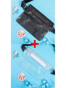PVC防水斜跨腰包,三層密封大容量。觸控螢幕手機與錢包收納袋。適用於游泳、潛水、浮潛、划艇、划船、水上樂園、海灘、旅行、戶外運動及返校。 - 彩色 - 查看 16