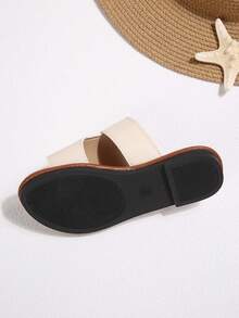 Animal Pattern Decorated Slippers, Children's Lightweight Comfortable Casual Slippers For Summer, Unisex - White - View 9