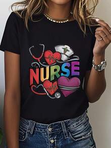 Women T-Shirts - Black - View 1