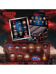 Netflix 《怪奇物語》官方授權PVC盲盒3D立體人偶包夾掛件 達斯汀、十一、魔王動漫人物鑰匙扣收藏品 開雲集團背包裝飾 1個 第五輯 - MN-32615 - 查看 1