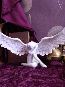 1pc Body & Wing Shaped Decorative Craft, Suitable For Home Decor, Bedroom, Office & Student Decor, Storage, Wedding Decor, Jewelry Holder, Party Decor, Best Gift - Multiple Styles - View 1