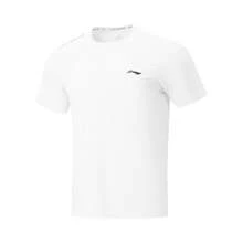 LI-NING Ice-Sensitive UV Protection T-Shirt, Men's Summer Breathable Running & Training Tee ATSW195 - White - View 1