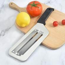1pc Double-Edged Peeler, Vegetable Cutter, Cabbage Peeler, Kitchen Tool For Slicing Fruits & Vegetables - Multicolor - View 2