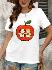 Women T-Shirts - White - View 1