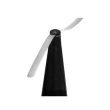 STARLEY - Ventilador Espantamoscas Silencioso para Mesa 25 cm – Repelente de Insectos Portátil para Comedor y Picnic, Color Negro (2 Pilas AA No Incluidas) - Negro - Ver 5
