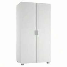 Kids 2-Door Wardrobe - Black - View 2
