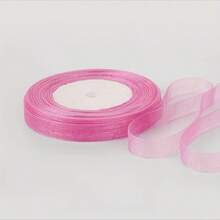 1.2cm Snow Gauze Ribbon For Bouquet Binding, Baking Cake Gift Wrapping, Hair Braiding, Hair Tie, DIY Accessories - 1.2 cm Snowflake Ribbon - View 55