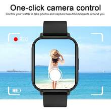 [Smart Watch]Unisex Smart Watch, Supports Answering Calls, Message Notifications, Music Control, Alarm, 180mAh Battery, 1.83-Inch Full Screen Touchscreen, Compatible With Android And IOS Systems, Sports Style, Suitable For World Cup Party And Gifts For Couples, Elders, Friends, Classmates And Other Occasions - Multicolor - View 4