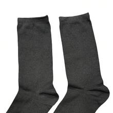 [Spain GED] Men's 100% Cotton Dress Socks, Fine Cotton, Sweat-Absorbing And Breathable Business Black Socks, Sizes 40-46. The Ultimate Comfort Of Pure Cotton, A Must-Have Black Cotton Sock For Gentlemen. - Black - View 6