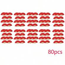 客製化文字 LOGO 紅色婚禮扇，婚禮伴手禮，婚禮伴手禮扇，婚禮派對伴手禮，新娘禮品伴手禮，折疊手扇，大宗手扇，夏季扇，歐式紙製新娘派對禮品，個性化禮品，完美禮品，新娘婚前派對禮品 - 彩色 - 查看 13