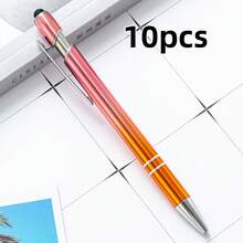 1/10/20支客製化個性化漸層原子筆，可自訂姓名與Logo標籤，按壓式 | 創意學校與畢業季禮物 - 辦公用品 | 耐用書寫工具 - 彩色 - 查看 54