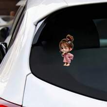Stiker Mobil Lucu dan Nakal, Stiker Berkualitas Tinggi, Tahan Air dan Tahan Lama, Cocok untuk Sepeda Motor, Truk, Laptop, dll. Halus dan Tahan Gores, Menambah Daya Tarik yang Menawan! Dapat Ditempelkan di Bagian Belakang Mobil, Kamar Mandi, Dinding, dan Permukaan Halus Lainnya. - A - View 12