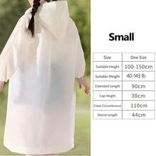 Nueva chaqueta de lluvia portátil, transpirable y duradera, con botones frontales y Body completo impermeable para senderismo y viajes - Multicolor - Ver 19