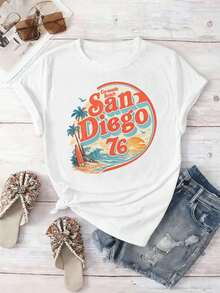 Women T-Shirts - White - View 2