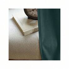 Plain Velvet Curtain With 8 Buttons (1 Piece), Soft And High Quality Fabric, Enhances The Style Of Your Home, Perfect To Complement Any Modern Decor Style. - 深綠色 - 查看 8