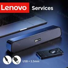 Lenovo B01 Desktop Speaker | Wired USB Connection | Bass Enhanced Stereo | Elongated Design Computer Speaker - View 5