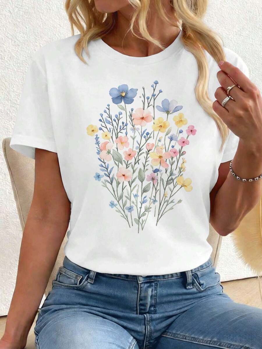 Women T-Shirts - White - View 1