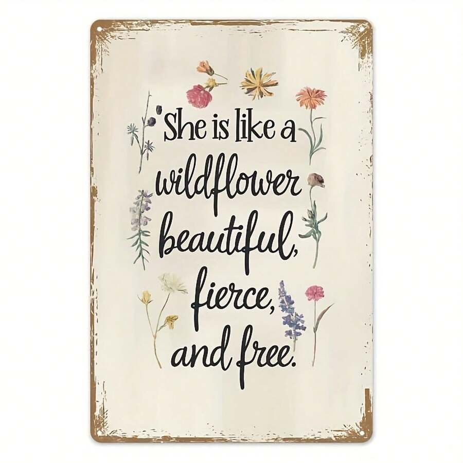 2D Plane - 1 Festive Plaque| Wall-Mounted Decorative Sign With Easter And Independence Day Themes, Iron Wall Art Sign, Perfect For Home Or Garden Decoration, 2D Flat Classic Style - 1PC - View 1