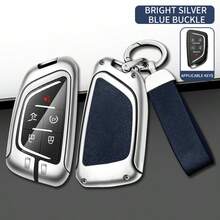 Ốp bảo vệ chìa khóa xe cao cấp cho Cadillac CT5 CT6 XTS XT4 XT5 XT6 ATS Escalade ESV đời 2020-2023 - vòng đeo tay - Xem 7
