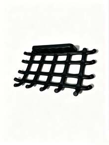 No-Drill Wall Mounted Soap Grid Soap For Soap Bath Ball Brush Headwear Imitation Rattan Plastic Soap Rack Door Back Storage Hanger For Bedroom Bathroom Kitchen Organization And Storage Bathroom Accessories - Multicolor - View 17