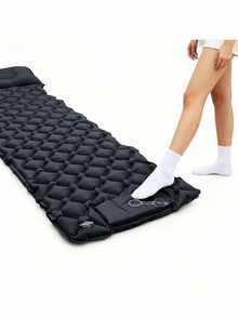 1pc Ultra-Light Outdoor Camping Sleeping Pad With Built-In Pillow And Air Pump, Suitable For Camping, Hiking, Outdoor Activities - Multicolor - View 13