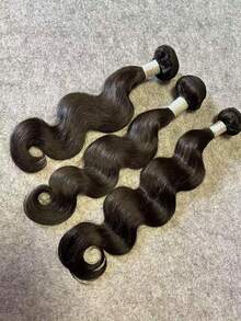 28 30 32 Inch 15A Human Hair Bundles Body Wave Bundles Human Hair Unprocessed Brazilian Virgin Hair Body Wave 1/3/4 Bundles Unit Real Human Hair Extensions For Women Natural Black - Natural Black - Xem 4