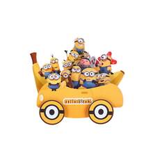 Miniso 1pc 3D Pop-Up Birthday Card With Minion Design, Despicable Me Themed Happy Birthday Pop-Up Card With Envelope, Cute Banana Minion Design, Ideal Birthday Gift For Fans - D - View 7