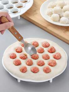 1pc Lever-Operated Round Tortilla/Pizza/Flatbread Press, Baking Essential, Effortless Operation, Non-Slip Handle, Non-Stick Easy Clean, Suitable For Dough Preparation And Cooking - Multicolor - View 6
