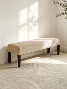Vỏ bọc ghế đàn piano bằng nhung Silver Fox, co giãn, bọc toàn bộ, chống bụi và chống mài mòn, dành cho đồ nội thất, phong cách tối giản, giản dị. - Rượu sâm banh - Xem 1