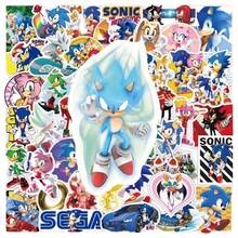 50pcs Hedgehog Cartoon Graffiti Stickers For Skateboard, Luggage, Laptop, Creative DIY - Multicolor - View 1