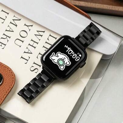 Dây đeo đồng hồ bằng thép không gỉ ba lớp cổ điển, phù hợp với dây đeo 38/40/41/42/44/45/46/49mm, phụ kiện đồng hồ thông minh, tương thích với Apple Watch Series 11 10 9 8 7 6 5 4 3 2 1 Se UItra