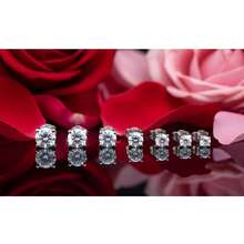 MDFUN Bộ khuyên tai đính đá Cubic Zirconia tròn trong suốt, mạ vàng trắng 18K, kiểu dáng ombre, 4 chấu, kích thước 3-7mm, không gây dị ứng, phù hợp cho cả nam và nữ. - trắng - Xem 6