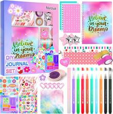Nsrzua DIY Journal Kit For Girls,Toys For Ages 8-14 And Birthday Gifts For Girls. - ColorC - 查看 1