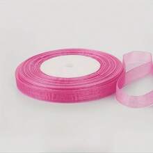 1.2cm Snow Gauze Ribbon For Bouquet Binding, Baking Cake Gift Wrapping, Hair Braiding, Hair Tie, DIY Accessories - 1.2 cm Snowflake Ribbon - View 32