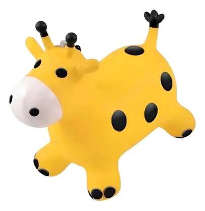 Upa Upa Girafa Com Som Inflável Com Música Infantil e Led Pula Pula Brinquedo Cavalinho Pocotó