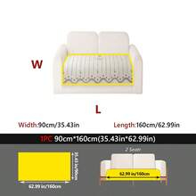 1pc Modern Minimalist Style Ice Silk Sofa Cushion, Non-Slip & Scratch Resistant, 4-Season Universal Seat Pad, Fits 1-4 Seater Sofa Protector, Machine Washable, Suitable For Living Room And Bedroom Decorative Pillow - Grey - View 19