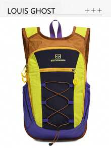 Mochila ligera multicolor para exteriores, descubre una nueva experiencia de moda al aire libre, adecuada para senderismo, ciclismo, viajes y uso diario - Multicolor - Ver 10