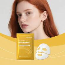 Mascarilla Facial de Niacinamida Viareline Hidratante, Humectante y Suavizante para una Piel Lisa y Clara. - 1 - Ver 3