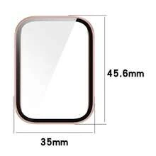 غطاء كمبيوتر + زجاج مقسى ل- Mi Band 8 Pro/9 Pro ، واقي شاشة فيلم مضاد للخدش وغطاء واقي صلب للحماية - متعدد الألوان - مشاهدة 7