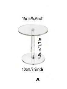 Giá đỡ bánh tròn bằng acrylic trong suốt, giá đựng bánh cupcake trong suốt, giá trưng bày bánh ngọt, bánh kẹo, thích hợp cho bàn tráng miệng, tiệc sinh nhật, sự kiện cưới. - trong suốt - Xem 12
