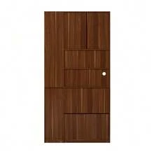 Highboard With Adjustable Shelves And Drawers, Sideboard With Pull-Out Shelves And Ribbed Glass, Ideal For Dining Room, Living Room And Kitchen (White+Walnut) - 白色 - 查看 1