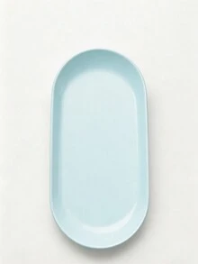 7-Inch Stainless Steel Decorative Tray, Jewelry Dish Cosmetic Storage Tray Bathroom Organizer Tray, Oval Shape - View 18