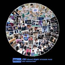 95入 Z/B1 Good Night 系列防水貼紙，高畫質手帳 DIY 裝飾貼紙，K-Pop 男團應援周邊，適合 Zhang Hao、Cheng Hanbin、Shi Maixiu 及多種主題風格，乙烯基材質防水防刮無殘膠可重複使用，適用於手機殼、行李箱、水壺、手帳，生日、節日、情人節、畢業、開學禮物，ZEROSE 粉絲專屬收藏，2026 新款 - 彩色 - 查看 5