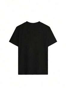 Coton Femme Y2K Women's Round Neck T-Shirt With "The MRS" Print - SS26 Collection - Bridal T-Shirt, Wedding Gift, New Wedding T-Shirt, Bridal Shower Gift - 黑色 - 查看 2