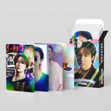 124張照片卡，J-HOPE、JK、RM、V、JIN、JIMIN、JIN、ARIRANG，照片卡，粉絲周邊商品，新專輯與歌曲，偶像周邊朋友生日禮物，1盒124張卡片（60張Lomo卡 + 64張貼紙），名人卡，卡片收藏，精美裝飾，精美小禮物，節日禮物，收藏品 - 彩色 - 查看 3