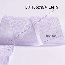 Edged Dotted Tulle Ribbon, Handmade DIY Material Pack For Bow Hair Accessories And Other Craft Supplies - Multicolor - View 3